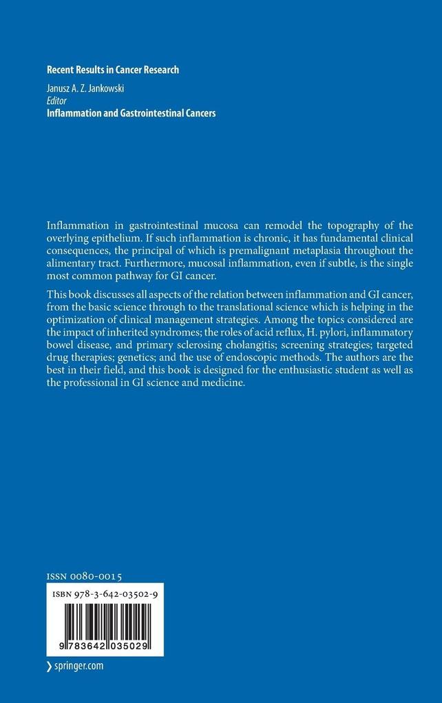 Weitere Ansicht: Inflammation and Gastrointestinal Cancers