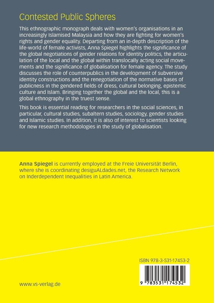 Weitere Ansicht: Contested Public Spheres | Anna Spiegel