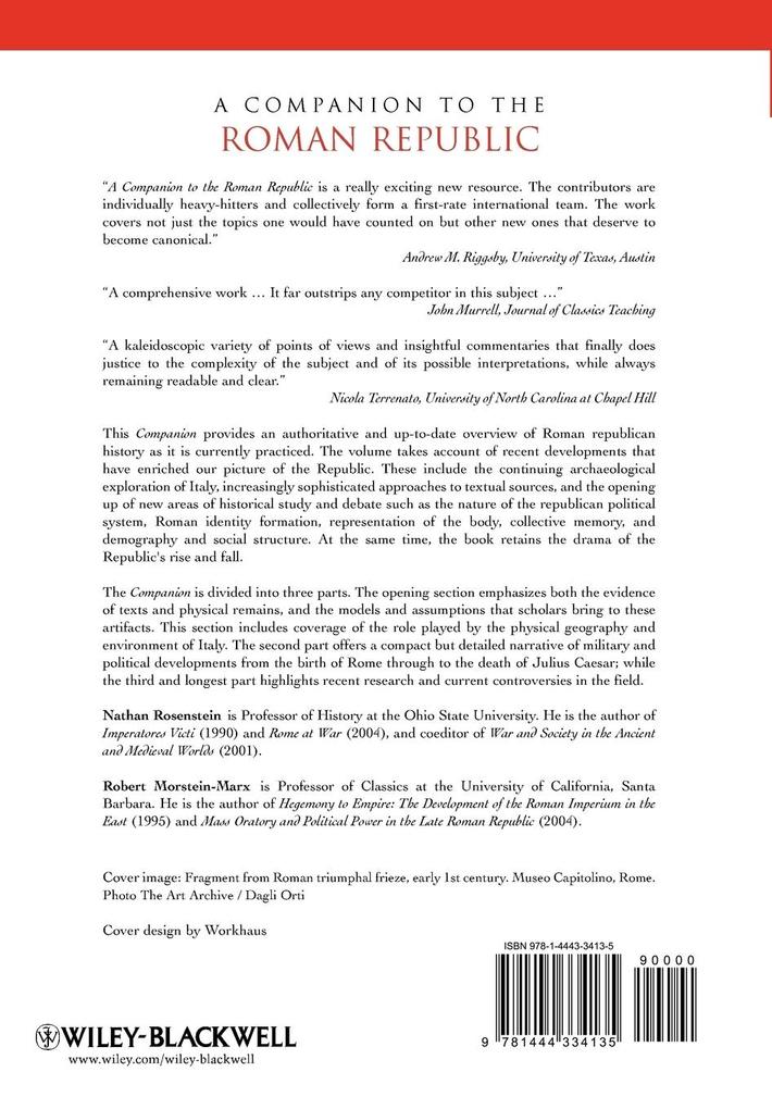 Weitere Ansicht: A Companion to the Roman Republic