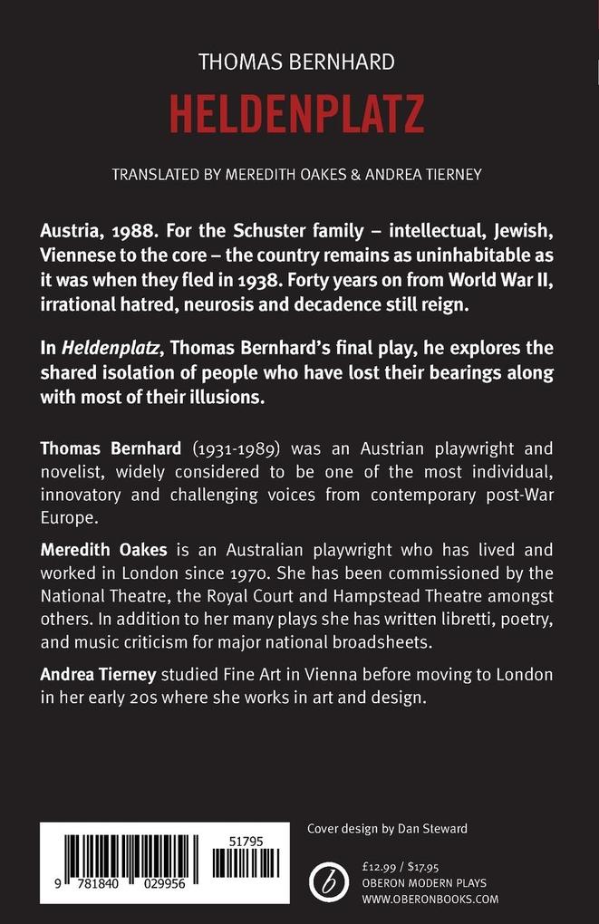 Weitere Ansicht: Heldenplatz | Thomas Bernhard
