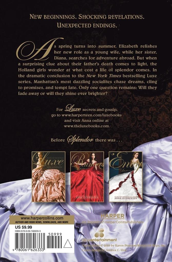 Weitere Ansicht: Splendor | Anna Godbersen