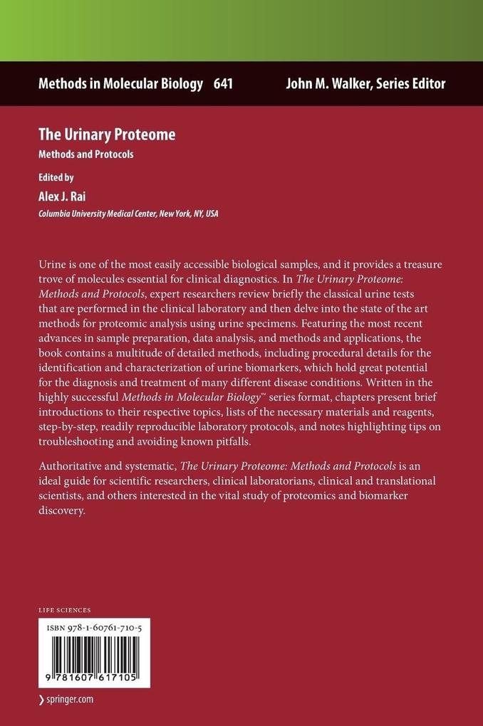 Weitere Ansicht: The Urinary Proteome