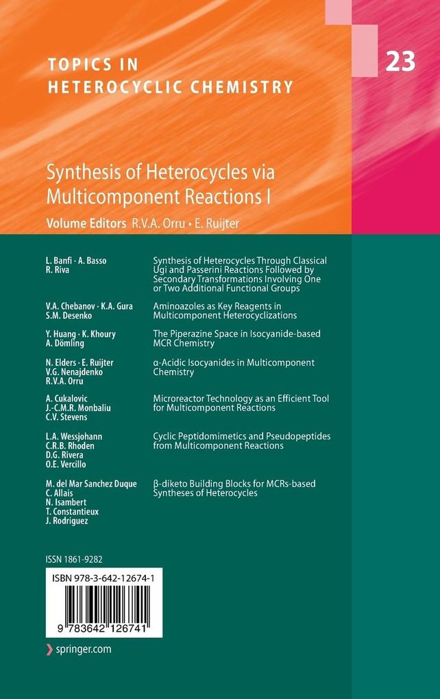 Weitere Ansicht: Synthesis of Heterocycles via Multicomponent Reactions I