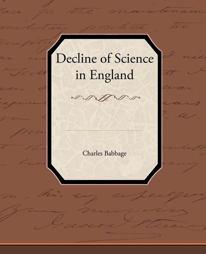 Decline of Science in England als Taschenbuch