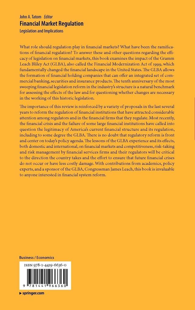 Weitere Ansicht: Financial Market Regulation