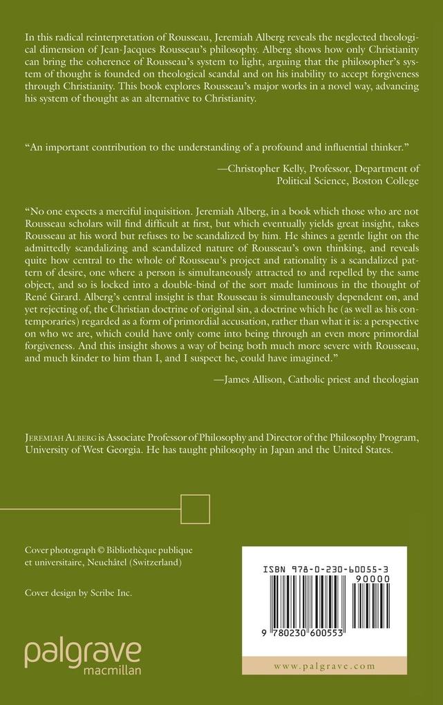 Weitere Ansicht: A Reinterpretation of Rousseau | J. Alberg, Jeremiah Alberg