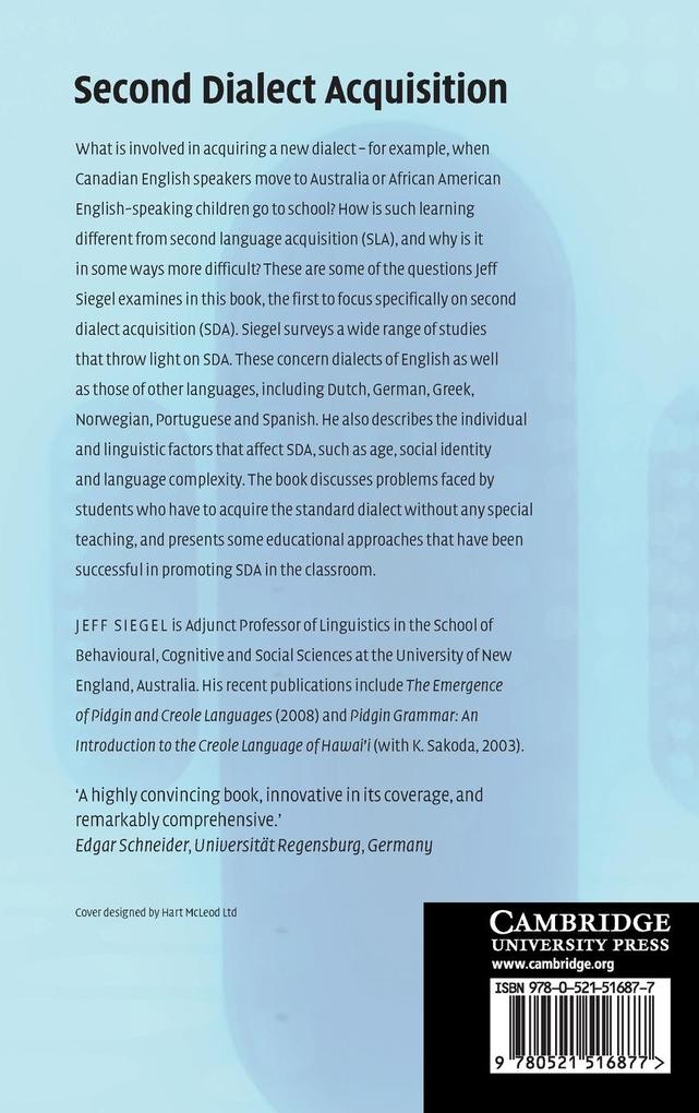 Weitere Ansicht: Second Dialect Acquisition | Jeff Siegel