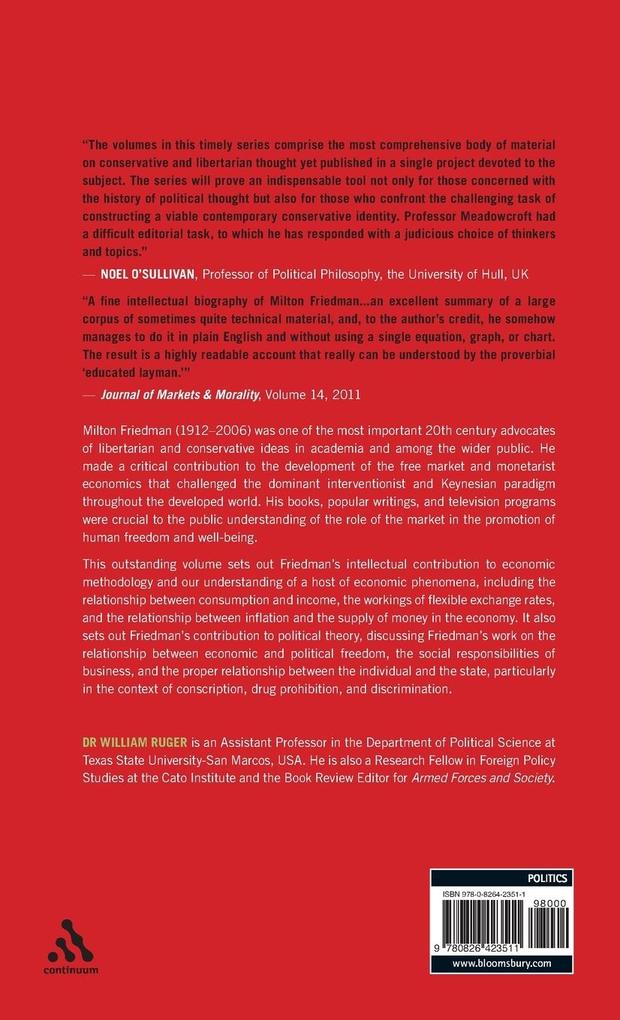 Weitere Ansicht: Milton Friedman | William Ruger