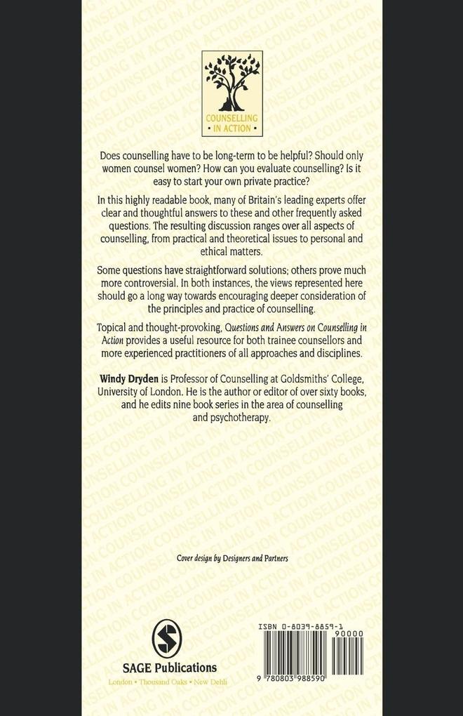 Weitere Ansicht: Questions and Answers on Counselling in Action