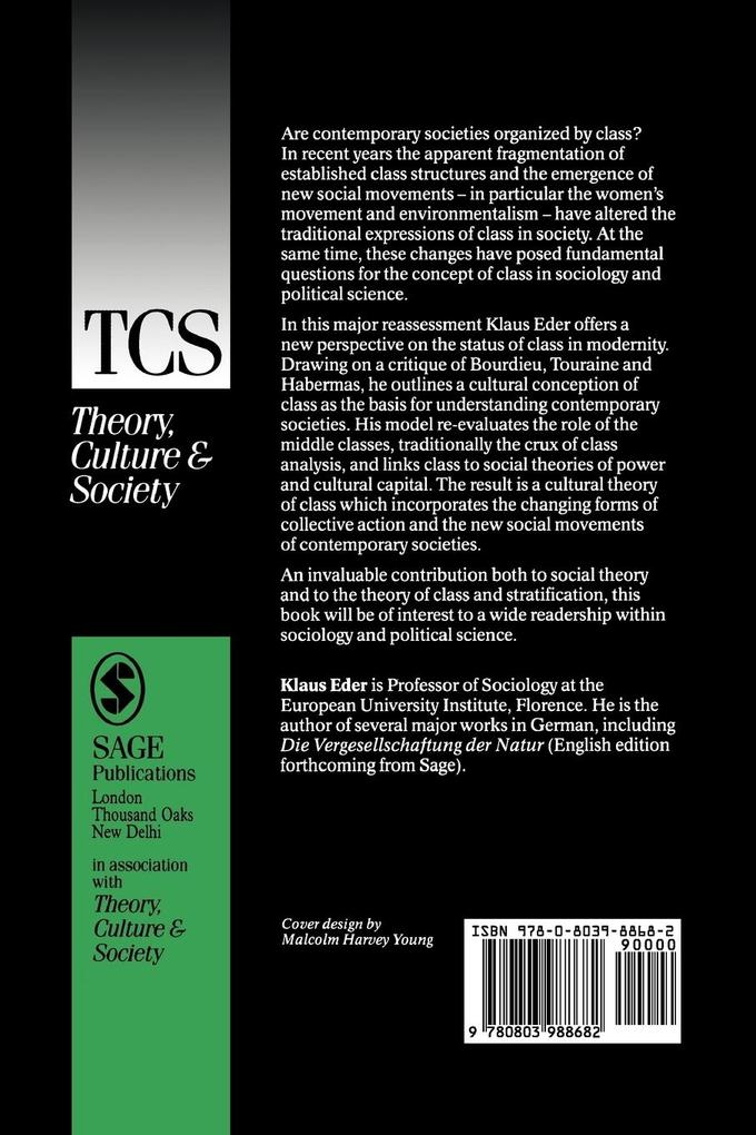 Weitere Ansicht: The New Politics of Class | Klaus Eder