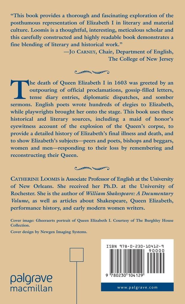 Weitere Ansicht: The Death of Elizabeth I | C. Loomis