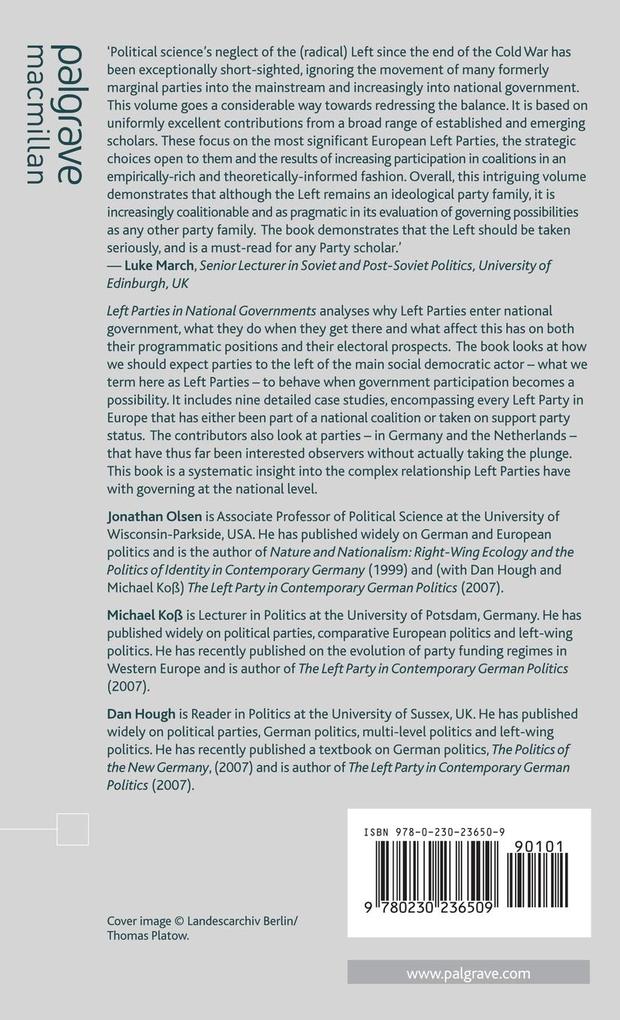 Weitere Ansicht: Left Parties in National Governments