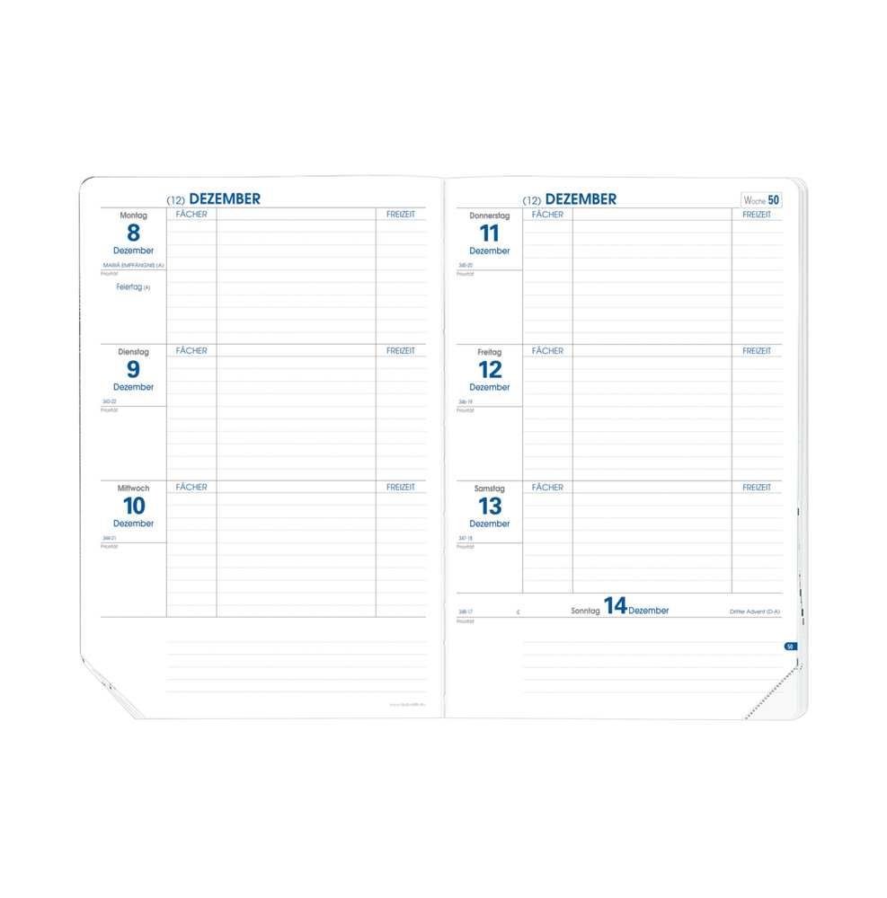 Weitere Ansicht: Einlage Texthebdo DE 2026 / 2027