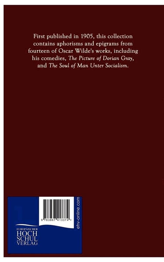 Weitere Ansicht: Epigrams & Aphorisms | Oscar Wilde