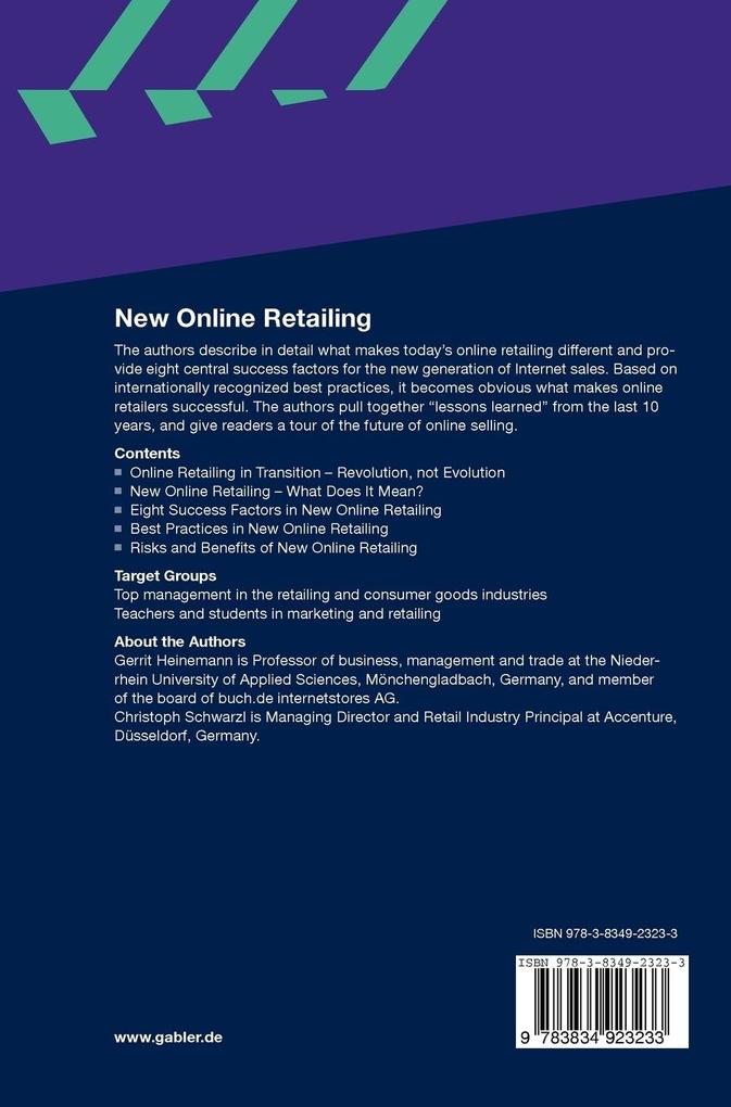 Weitere Ansicht: New Online Retailing | Gerrit Heinemann, Christoph Schwarzl
