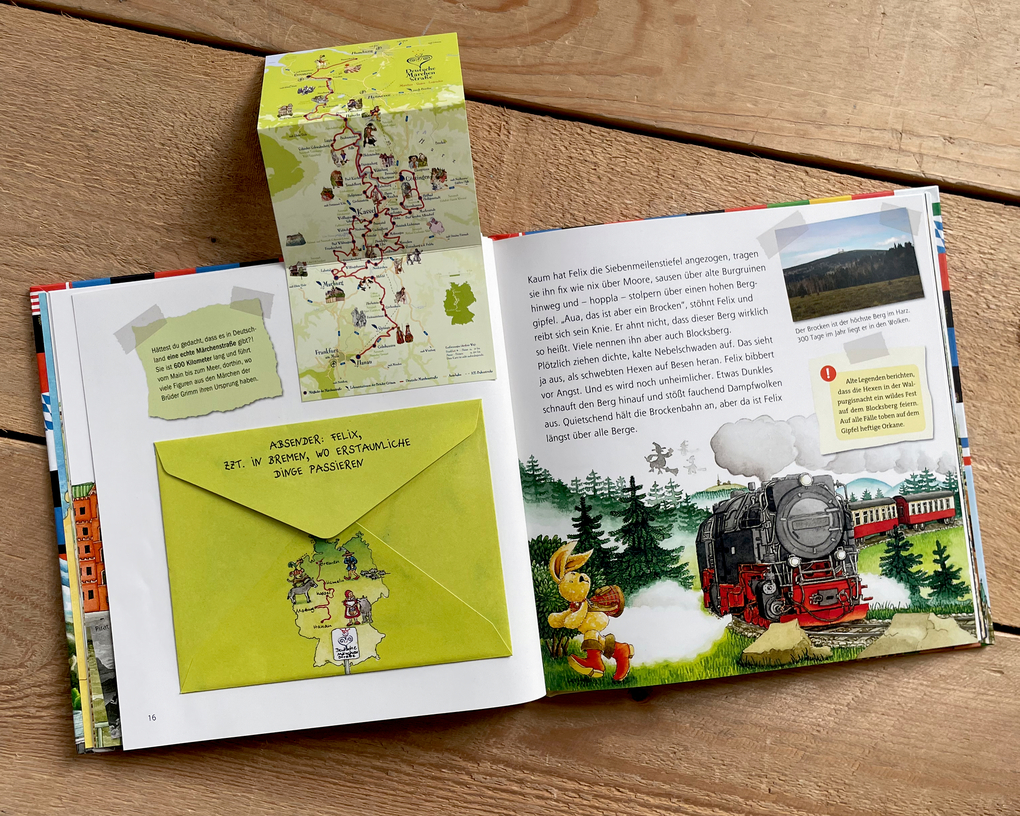 Weitere Ansicht: Mit Felix auf großer Deutschlandreise | Annette Langen, Constanza Droop