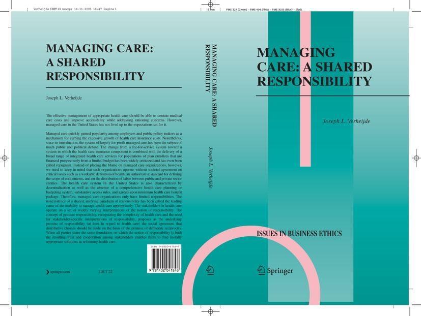Produktbild: Managing Care: A Shared Responsibility | Joseph L. Verheijde