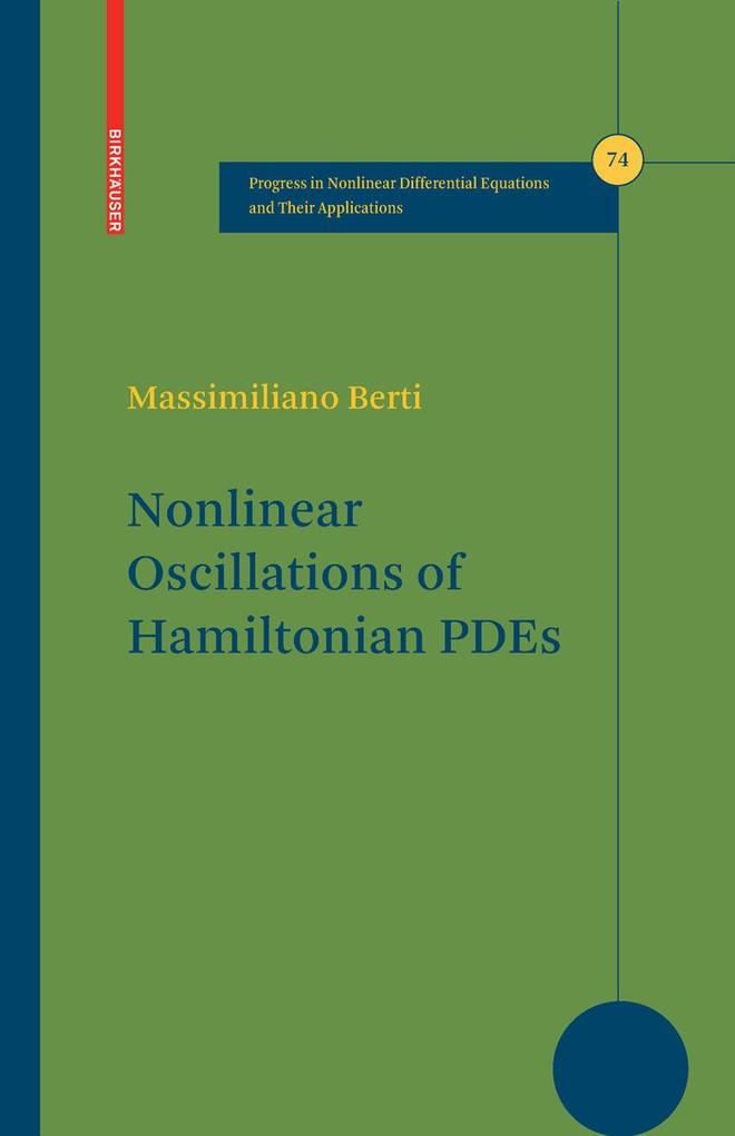 Produktbild: Nonlinear Oscillations of Hamiltonian PDEs | Massimiliano Berti