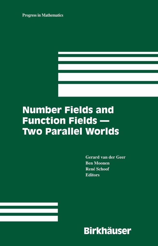 Produktbild: Number Fields and Function Fields - Two Parallel Worlds