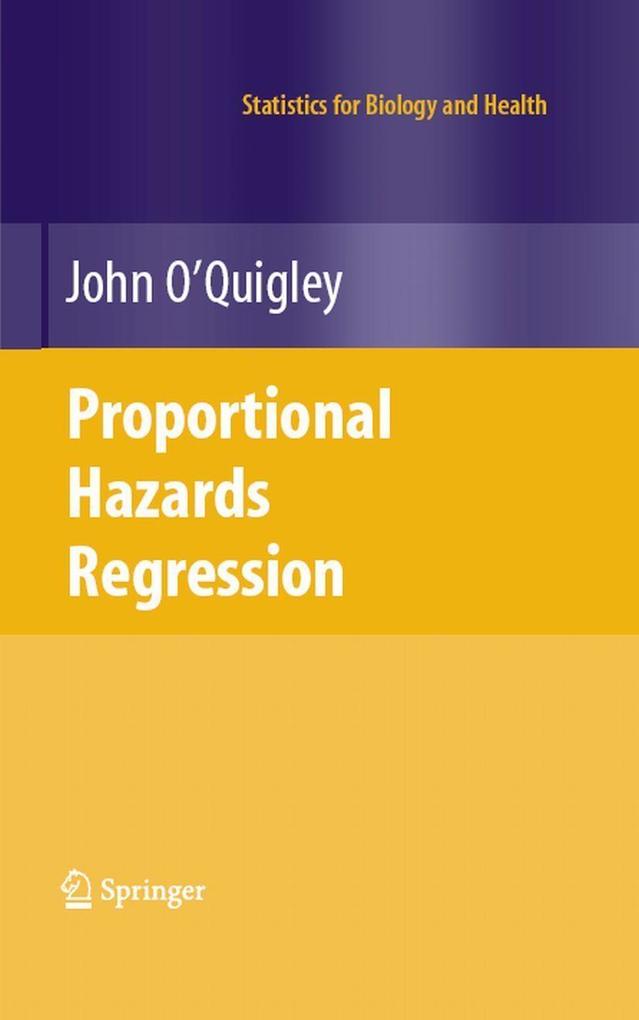 Produktbild: Proportional Hazards Regression | John O'Quigley