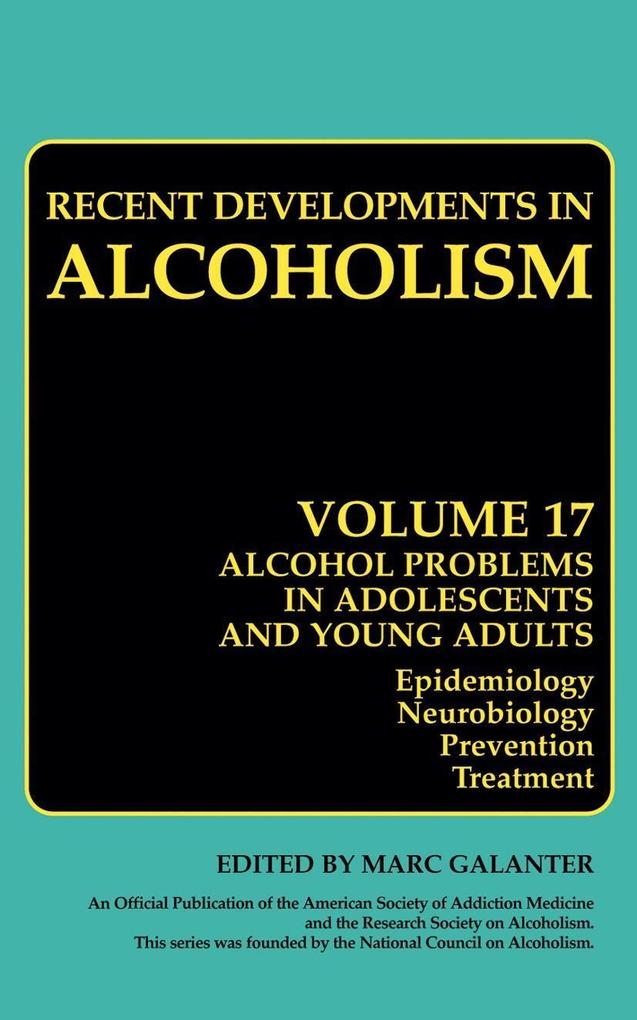 Produktbild: Alcohol Problems in Adolescents and Young Adults