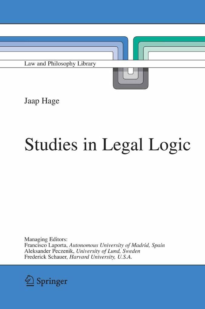 Produktbild: Studies in Legal Logic | Jaap Hage