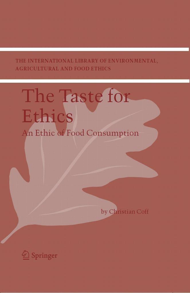 Produktbild: The Taste for Ethics | Christian Coff