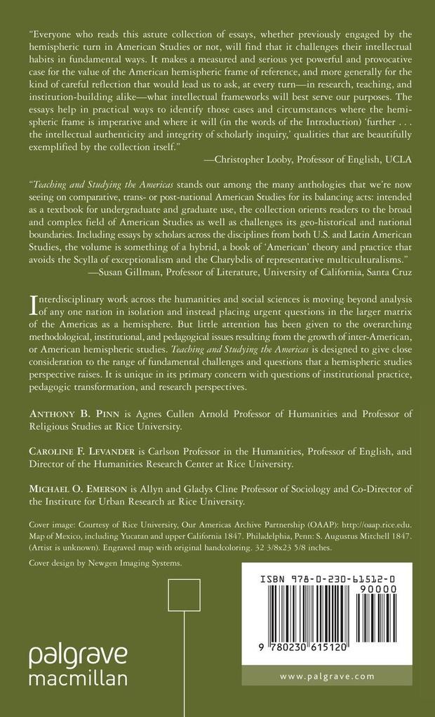 Weitere Ansicht: Teaching and Studying the Americas