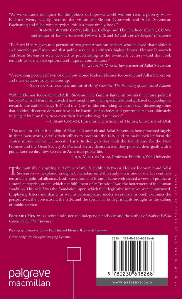Weitere Ansicht: Eleanor Roosevelt and Adlai Stevenson | Richard Henry