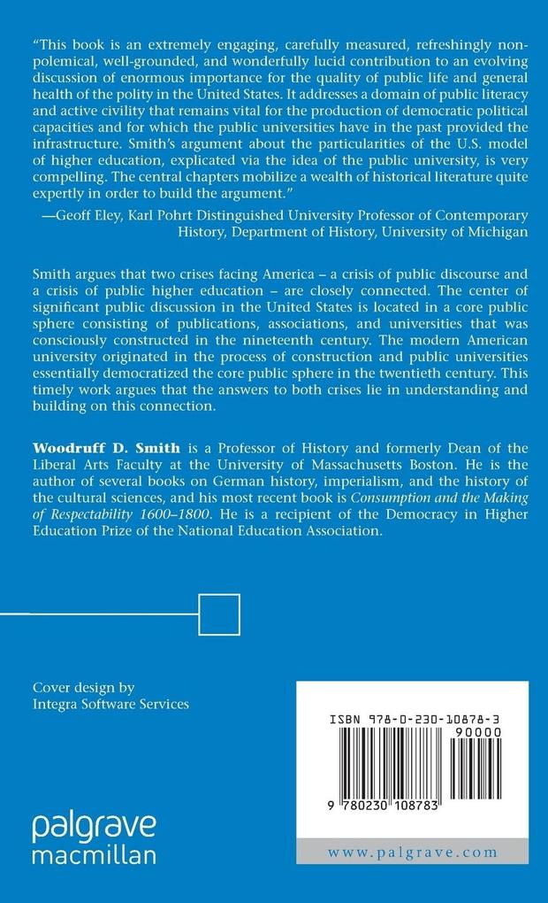 Weitere Ansicht: Public Universities and the Public Sphere | W. Smith