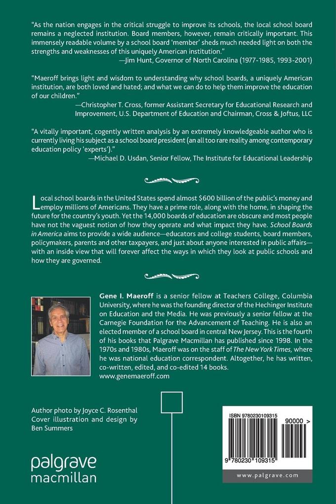 Weitere Ansicht: School Boards in America | G. Maeroff