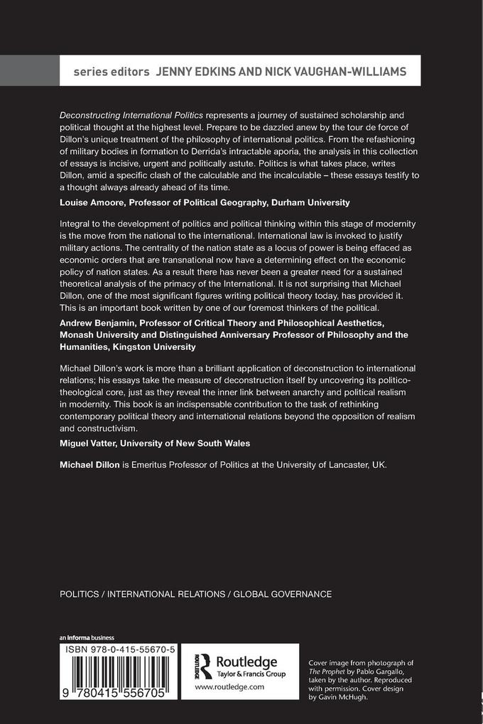 Weitere Ansicht: Deconstructing International Politics | Michael Dillon