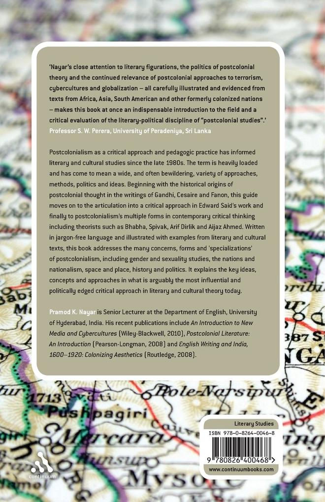 Weitere Ansicht: Postcolonialism | Pramod K. Nayar