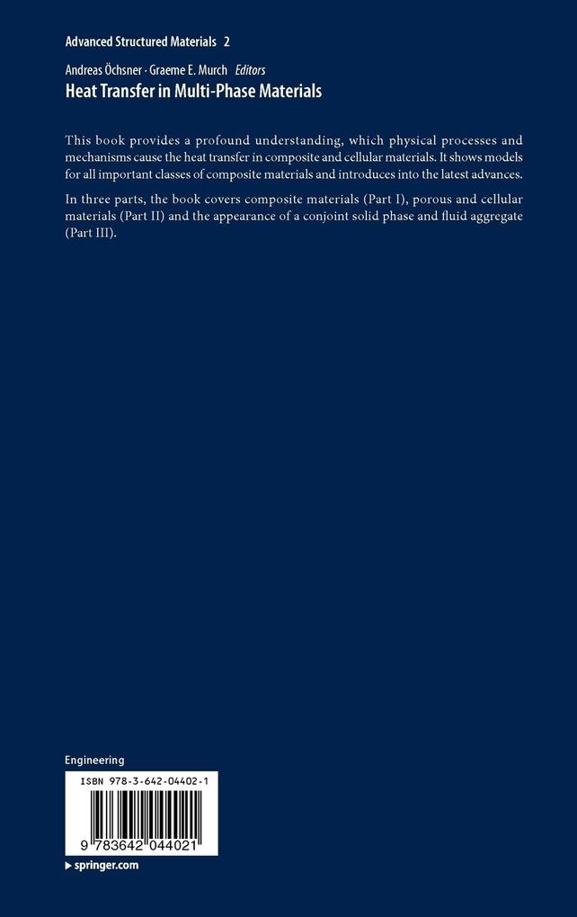Weitere Ansicht: Heat Transfer in Multi-Phase Materials