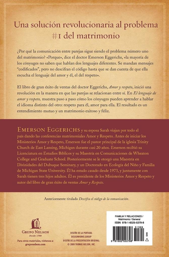 Weitere Ansicht: El Lenguaje de Amor Y Respeto | Emerson Eggerichs
