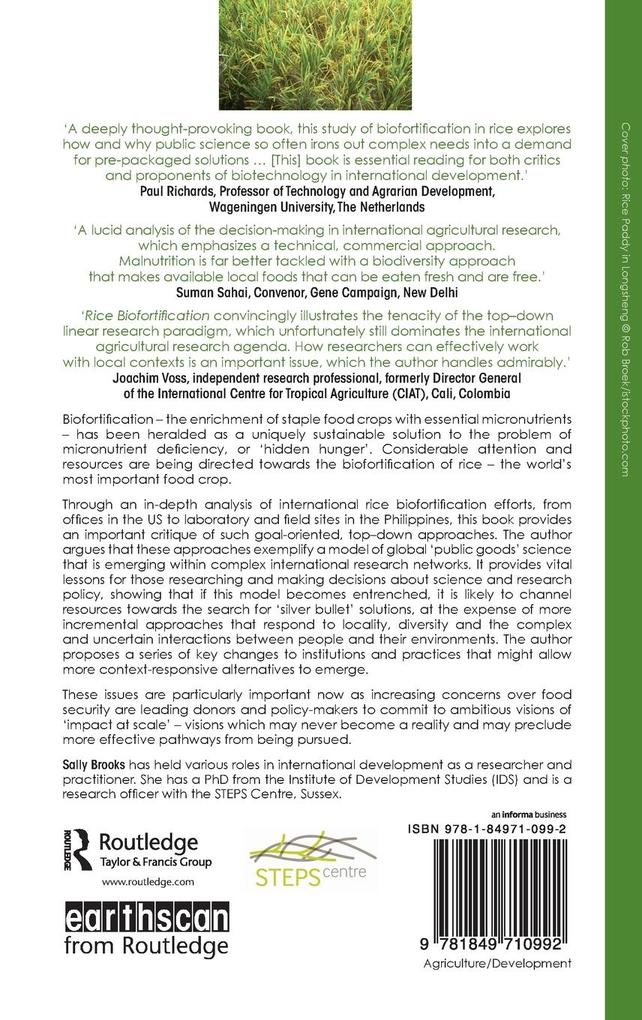Weitere Ansicht: Rice Biofortification | Sally Brooks