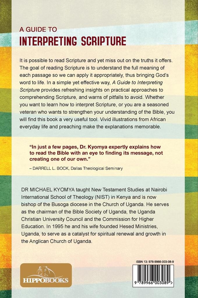 Weitere Ansicht: A Guide to Interpreting Scripture | Michael Kyomya