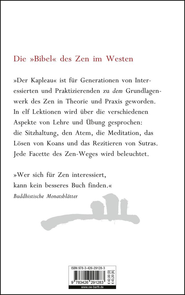 Weitere Ansicht: Die drei Pfeiler des Zen | Philip Kapleau