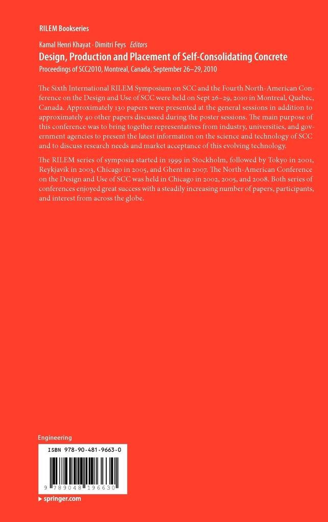 Weitere Ansicht: Design, Production and Placement of Self-Consolidating Concrete