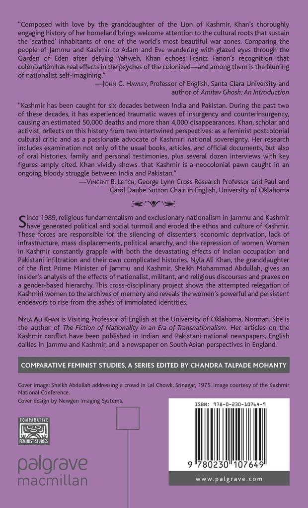 Weitere Ansicht: Islam, Women, and Violence in Kashmir | Nyla Ali Khan