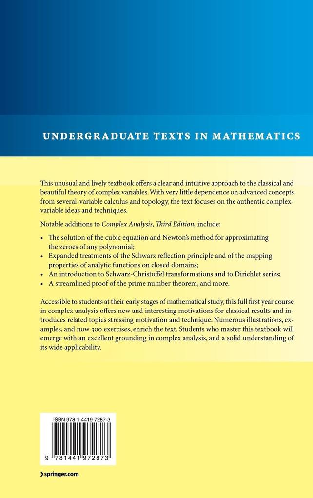 Weitere Ansicht: Complex Analysis | Joseph Bak, Donald J. Newman