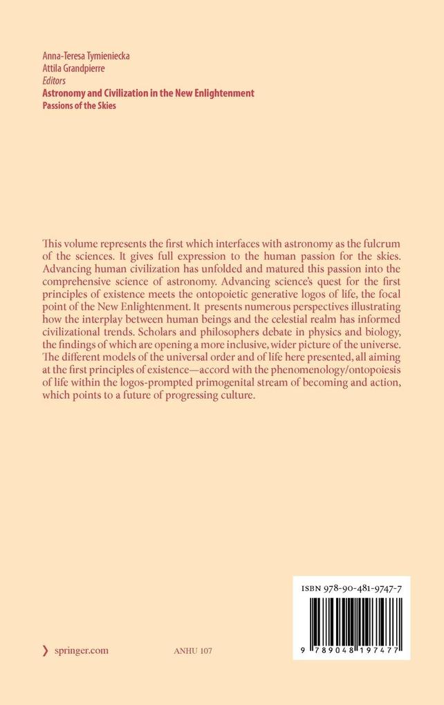 Weitere Ansicht: Astronomy and Civilization in the New Enlightenment