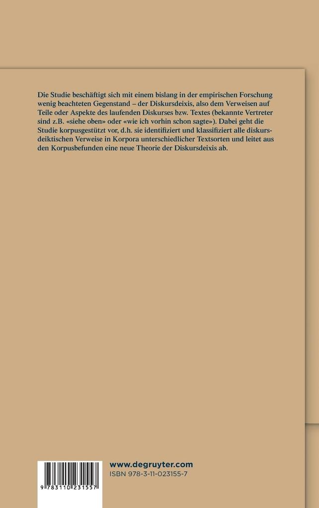 Weitere Ansicht: Diskursdeixis im Französischen | Christiane Maaß