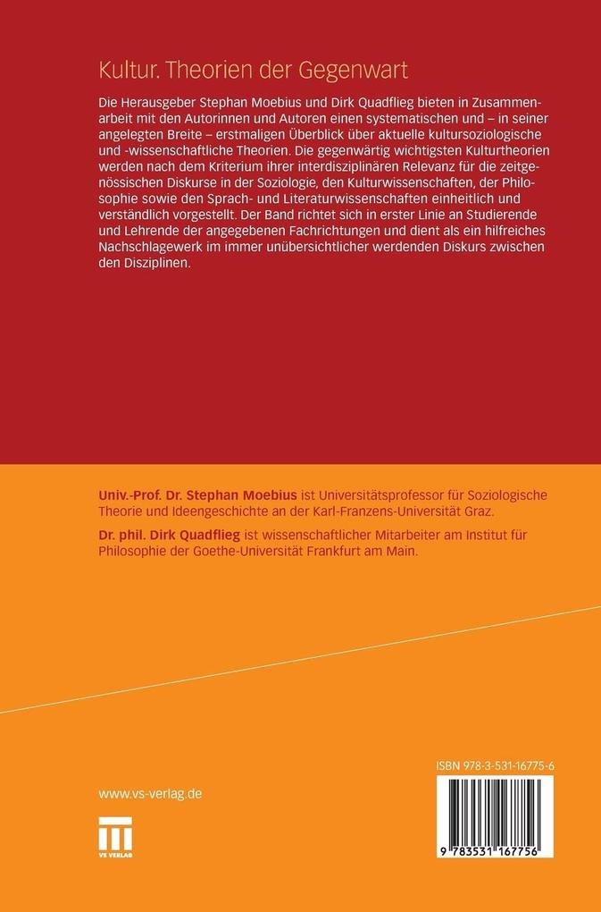 Weitere Ansicht: Kultur. Theorien der Gegenwart