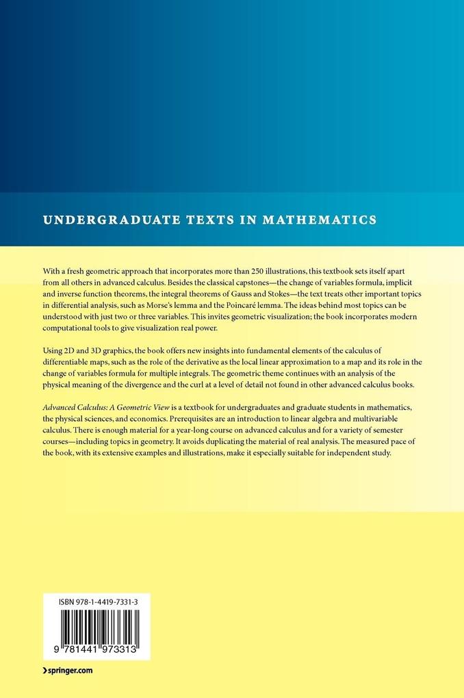 Weitere Ansicht: Advanced Calculus | James J. Callahan