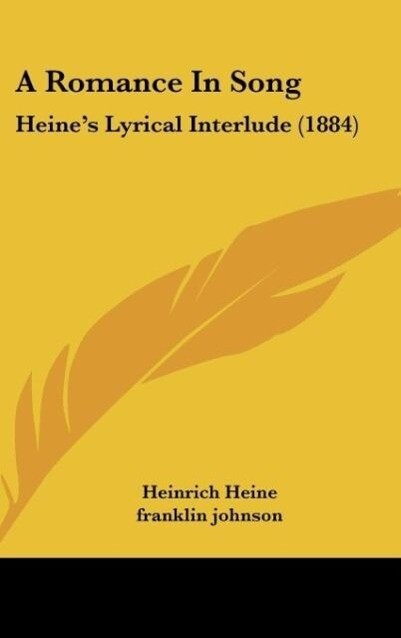 Produktbild: A Romance In Song | Heinrich Heine