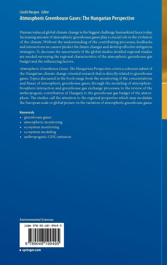Weitere Ansicht: Atmospheric Greenhouse Gases: The Hungarian Perspective