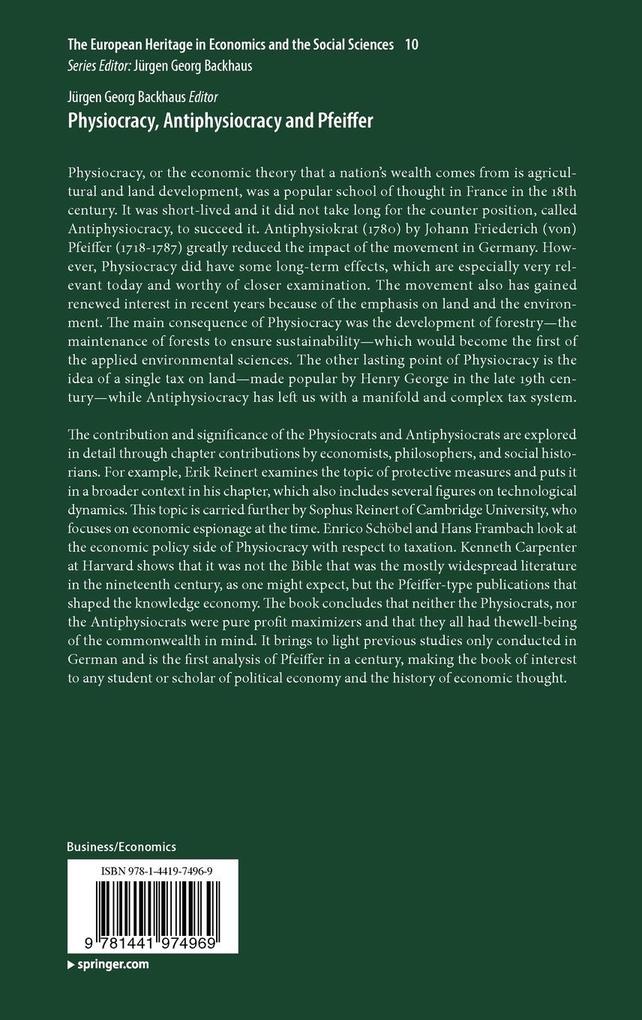 Weitere Ansicht: Physiocracy, Antiphysiocracy and Pfeiffer