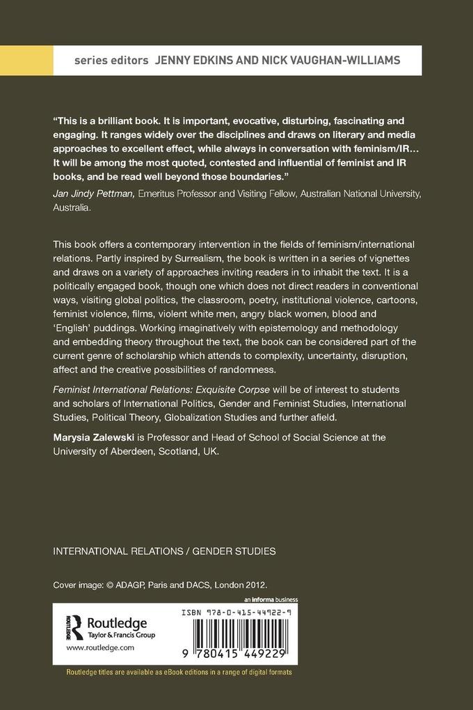 Weitere Ansicht: Feminist International Relations | Marysia Zalewski