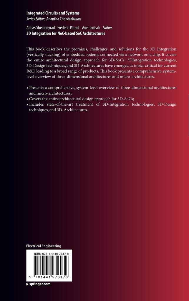 Weitere Ansicht: 3D Integration for Noc-Based Soc Architectures